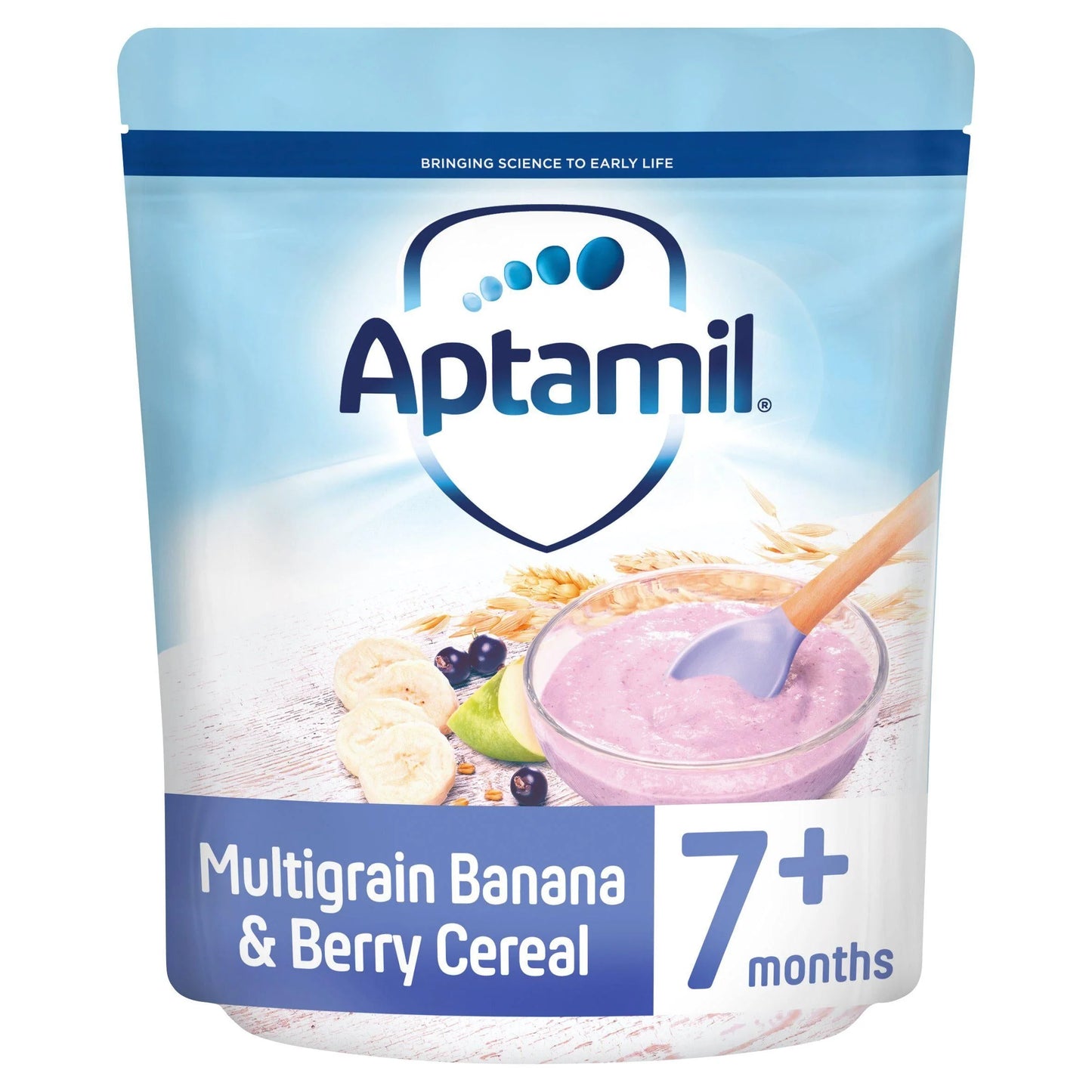 Aptamil Multigrain Banana & Berry Cereal- Healthy breakfast -baby cereal -7 months plus