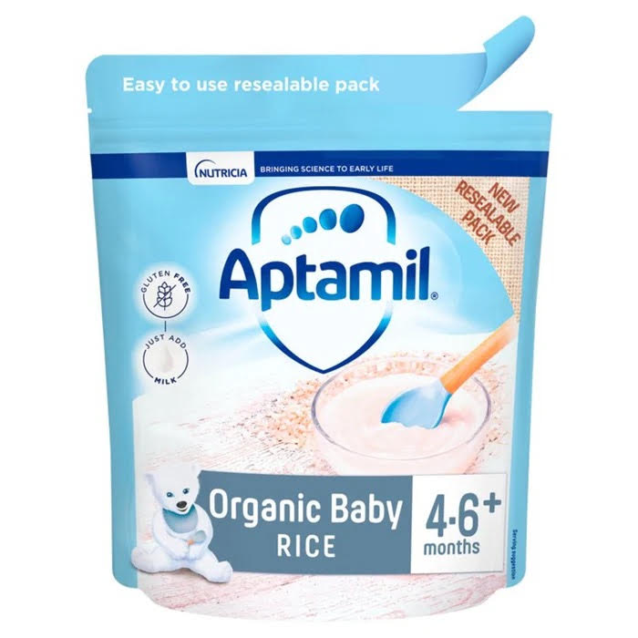 Aptamil Organic Baby Rice 4-6 month plus